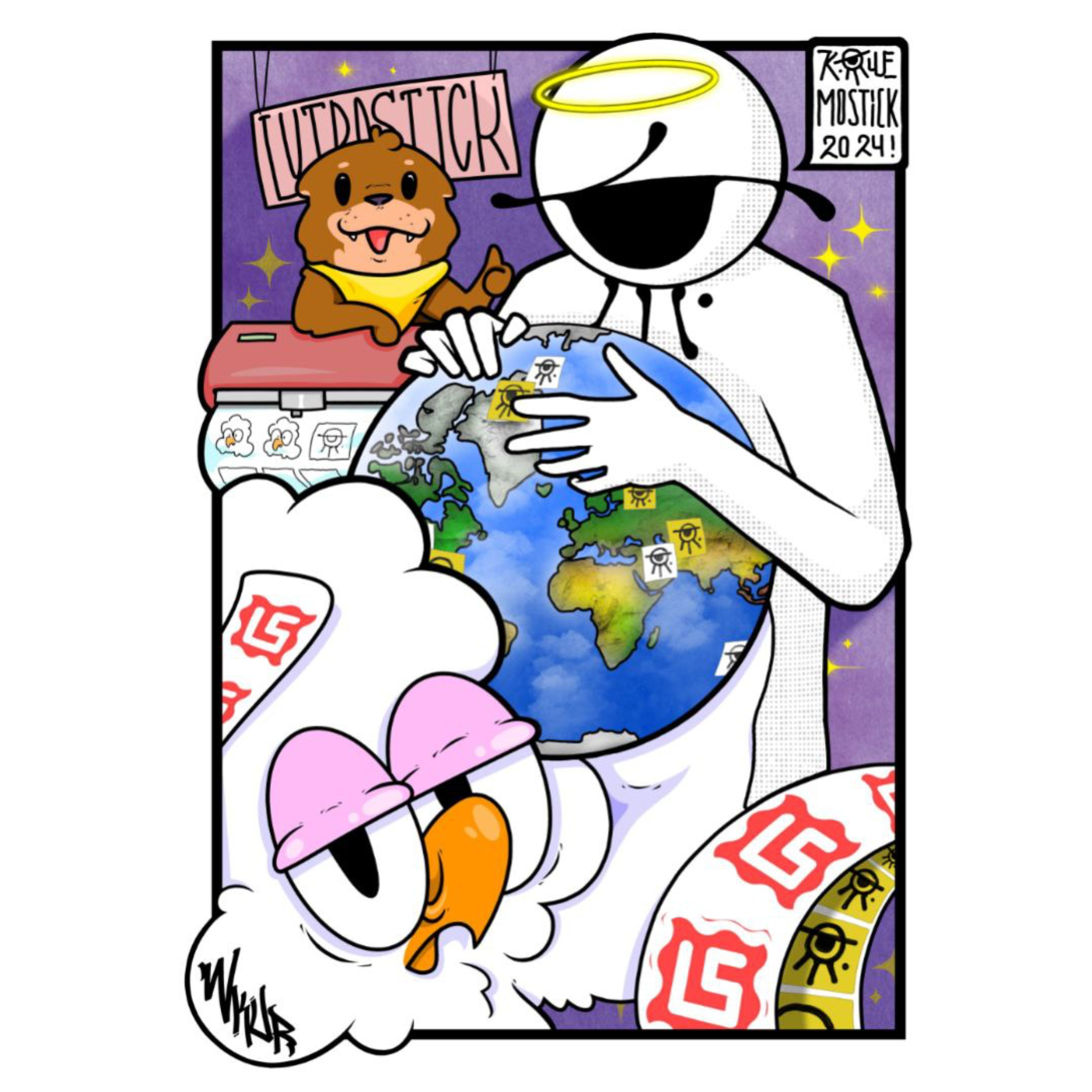 Kosh x WKUR x LutraStickers