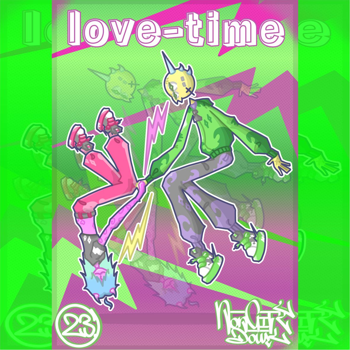 Плакат "love-time"